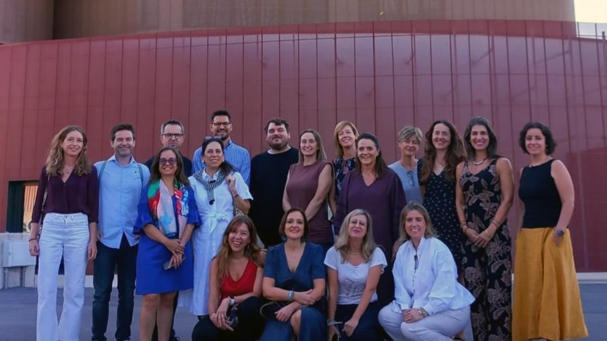 Parte de los participantes en el proyecto.