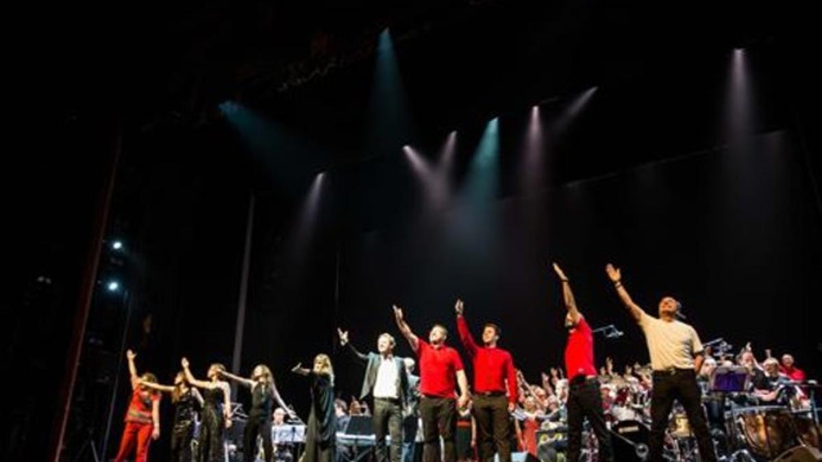 Imagen del espectáculo 'El musical participatiu', que inaugura esta noche la programación de CaixaForum.