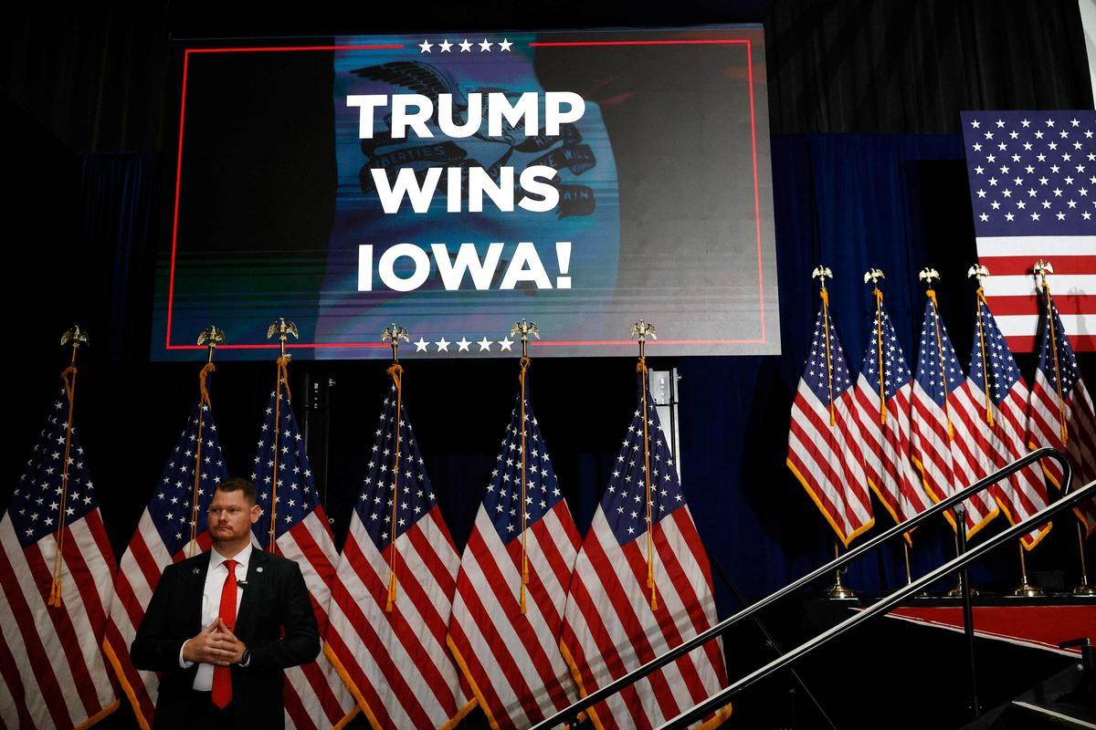 Trump arrasa en los caucus de Iowa