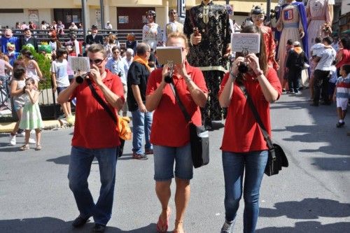 Gigantes y cabezudos en Abarán