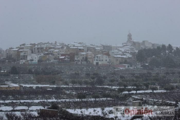 Un manto blanco cubre Bullas