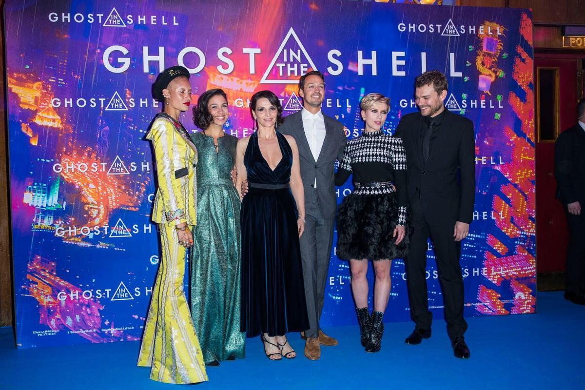 Estreno 'Ghost in the Shell': Danusia Samal, Adwoa Aboah, Juliette Binoche, Scarlett Johansson, Rupert Sanders y Pilou Asbaek