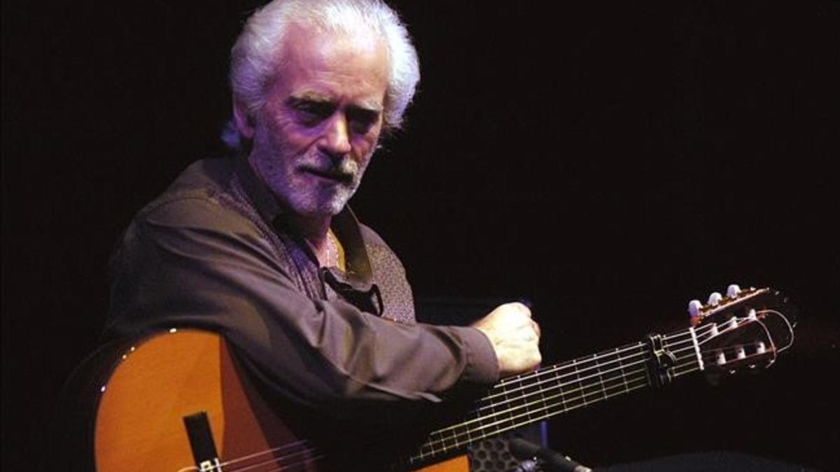 El guitarrista Manolo Sanlúcar.