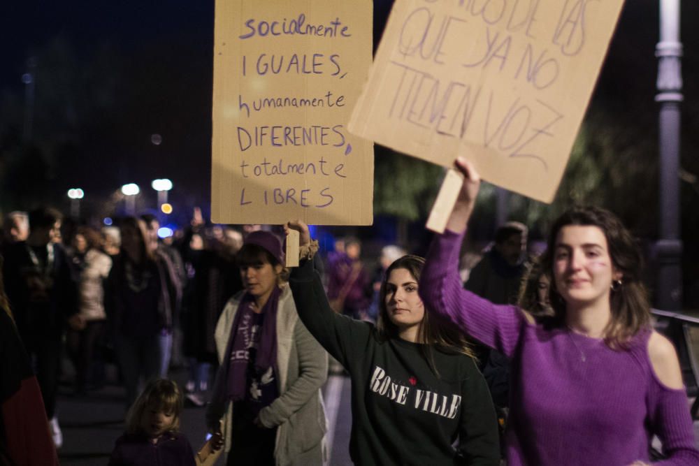 Manifestación del Día de la Mujer en las calles de València