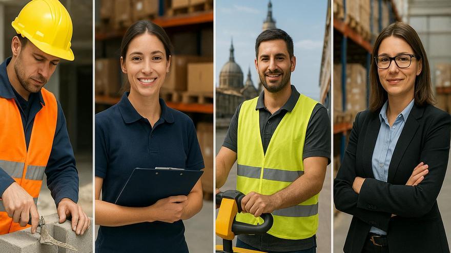 Zaragoza genera empleo: nuevas oportunidades en construcción, logística y almacén