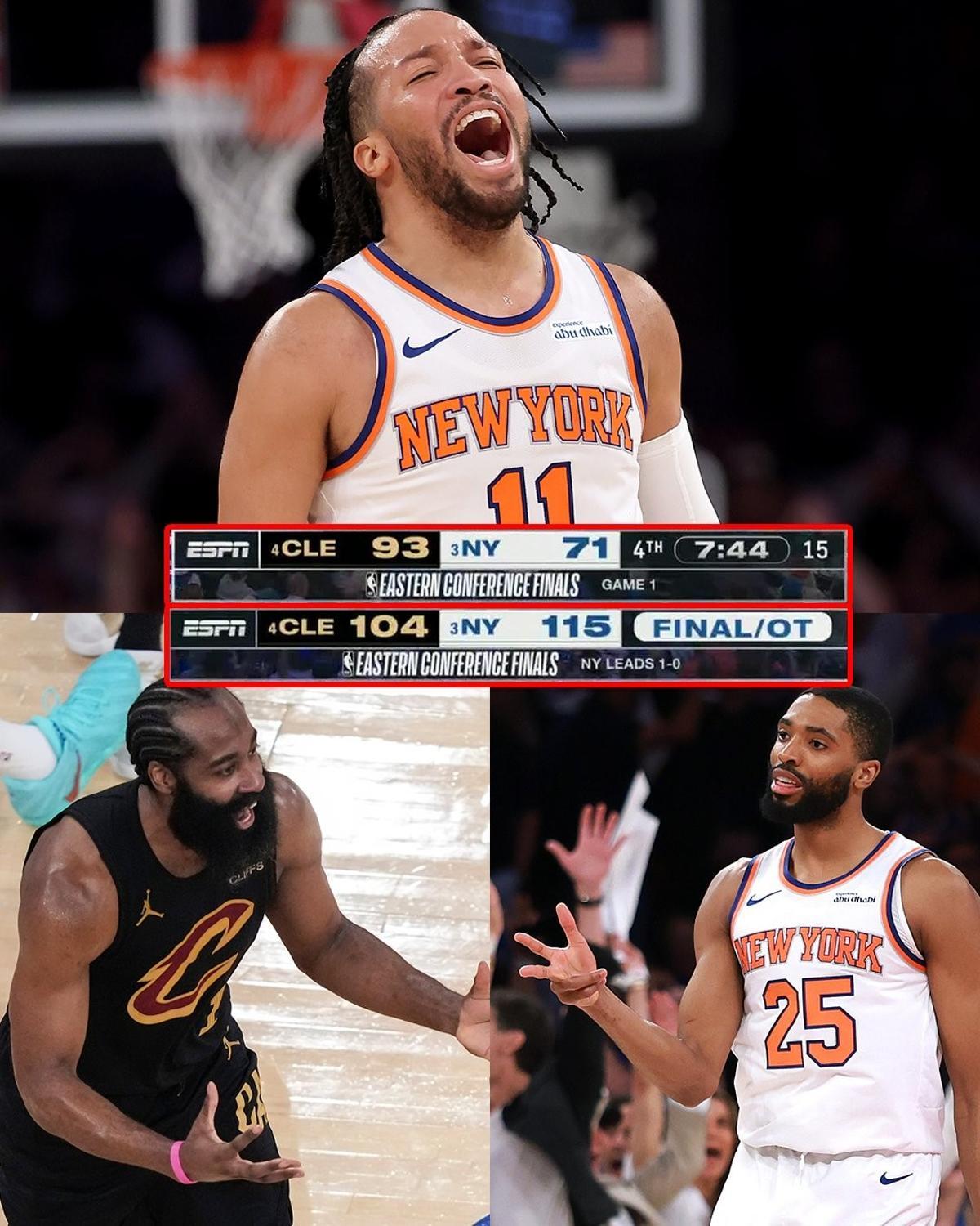 os Knicks remontan 22 puntos y doblegan a los Cavs en un final de infarto