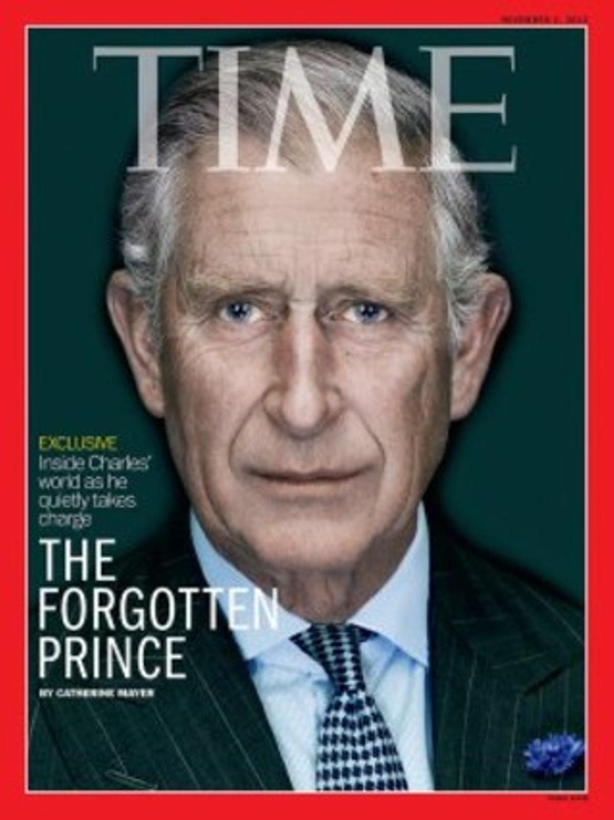 El príncep Carles d’Anglaterra, a la portada de ’Time’. El príncep Carles d’Anglaterra, a la portada de ’Time’.