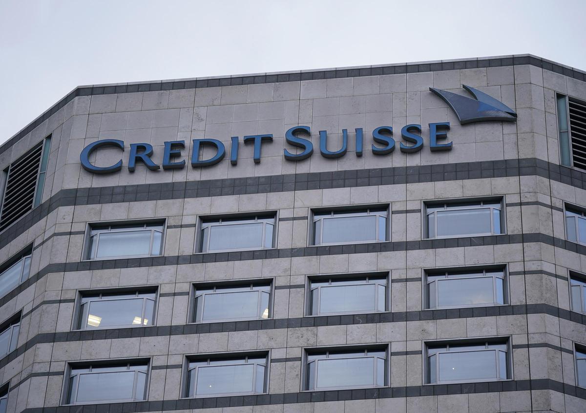 Oficinas de Credit Suisse en Londres.