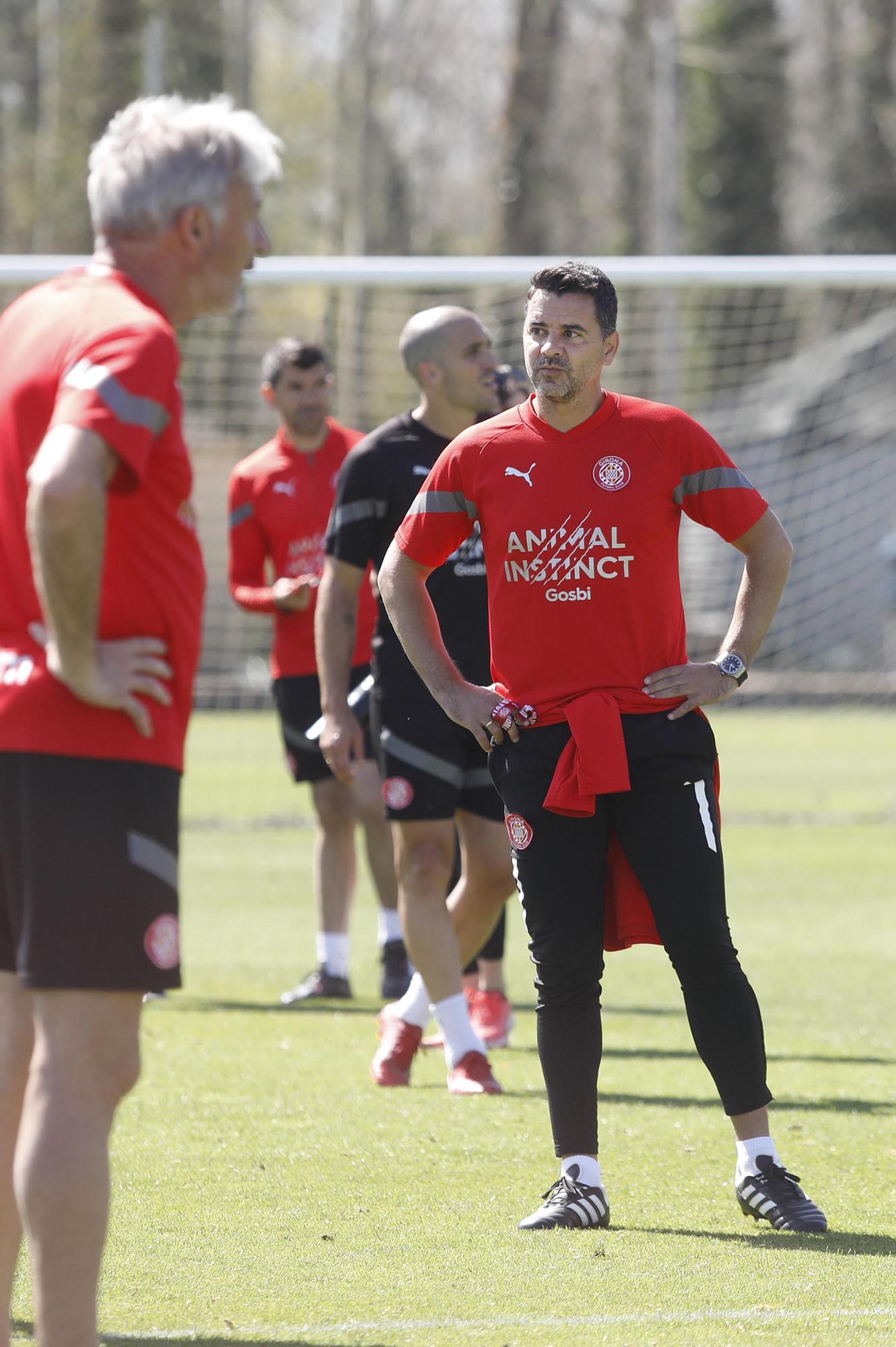 Entrenament de portes obertes del Girona FC