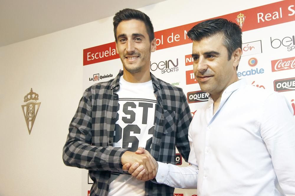 Presentación de Mariño y Lillo con el Sporting