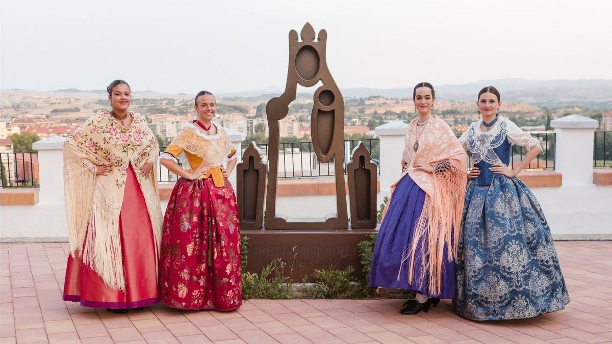 Nerea Yolanda Calavia Garrido, Sonia Gregorio Nuño, Jara Portero Val y Maria Pablo Montañes representarán a la juventud y a la sociedad bilbilitana en las fiestas.