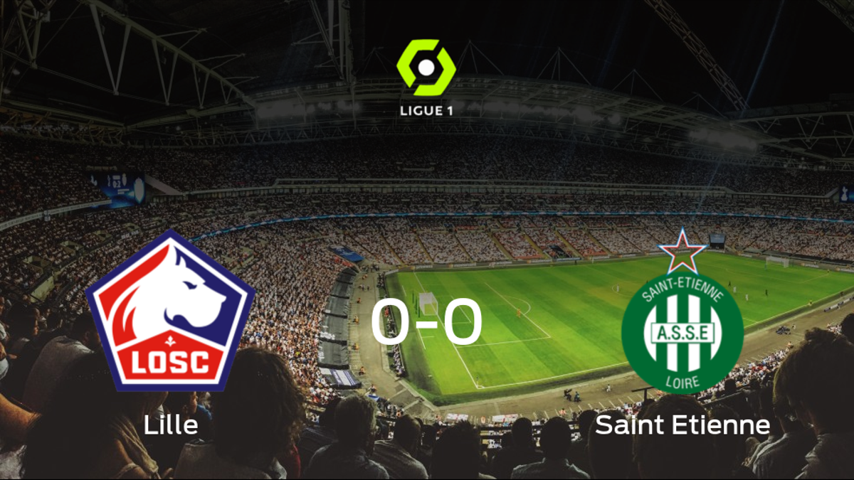 El Lille OSC y el AS Saint Etienne no encuentran el gol y se reparten los puntos (0-0)