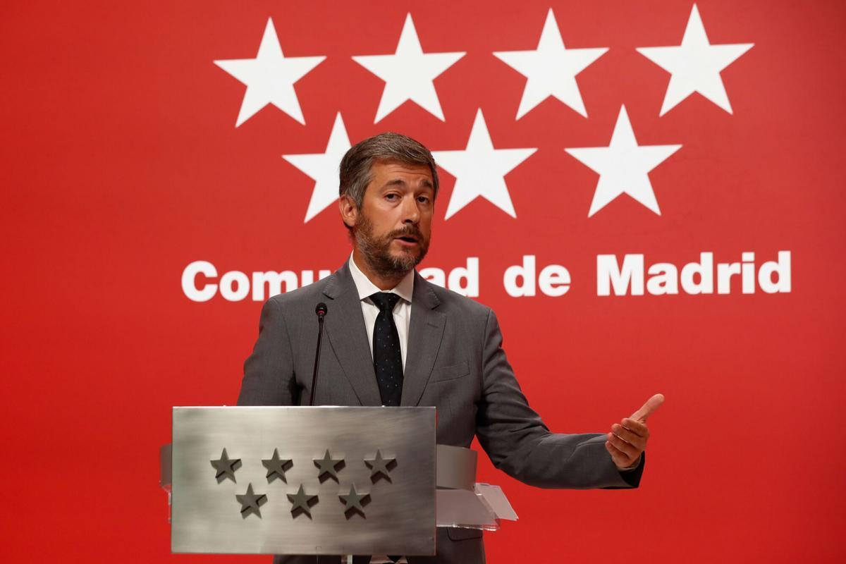 Imagen de archivo del portavoz del Gobierno de la Comunidad de Madrid, Miguel Ángel García Martín.