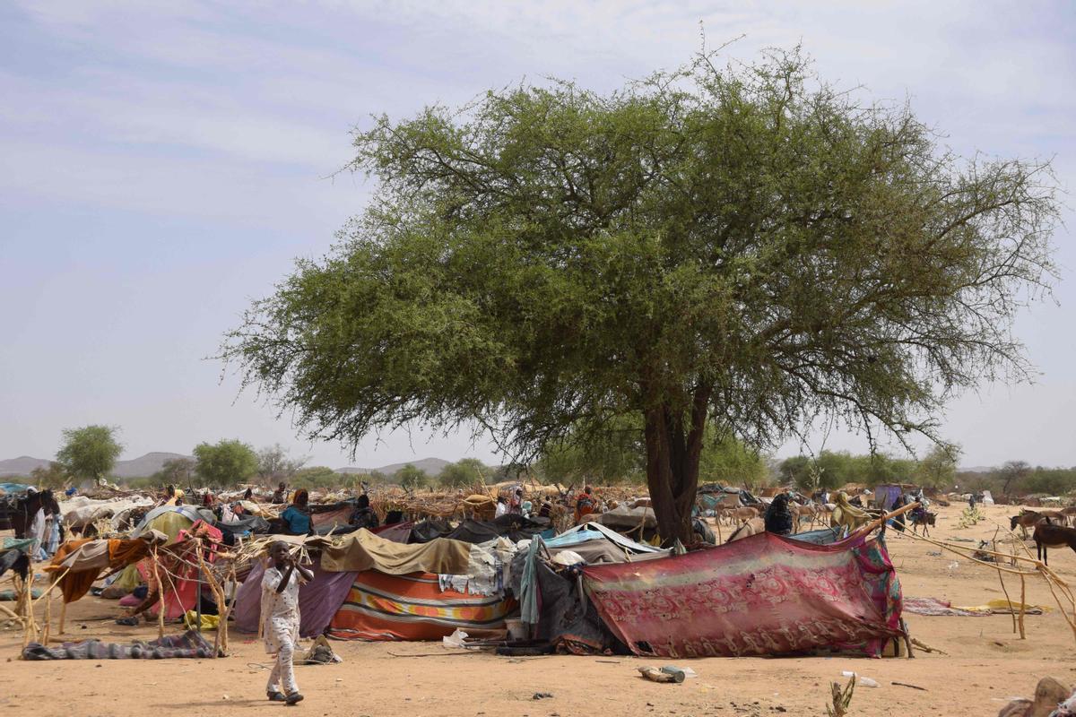 Éxodo de refugiados sudaneses hacia El Chad