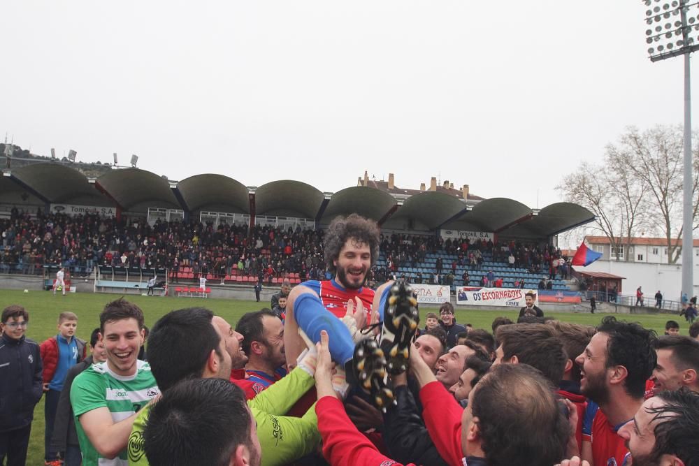 El conjunto ourensano certifica su ascenso a Preferente con una victoria en O couto ante el Velle (2-0)