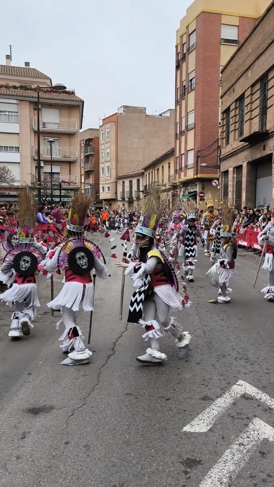Cabalgata fallera en Sagunt