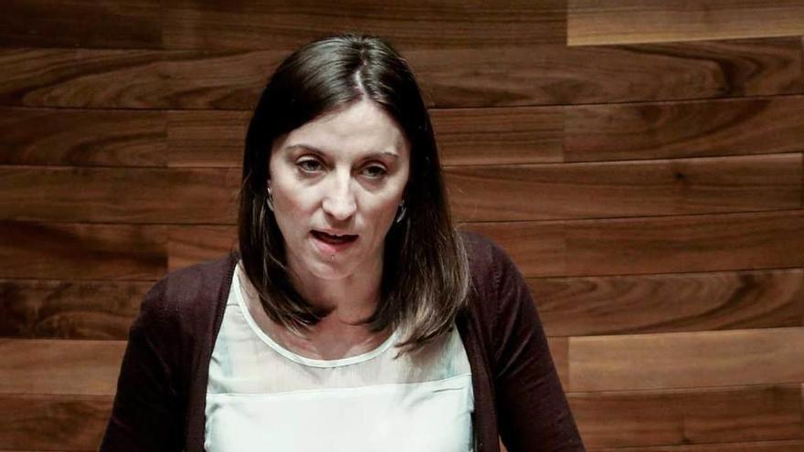 La diputada de Podemos Lucía Montejo.
