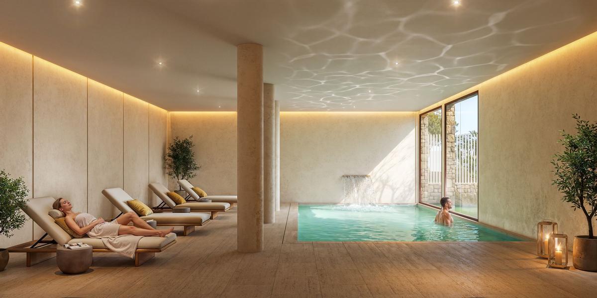 Dentro de las instalaciones, Arena Village cuenta con piscina climatizada interior con zona de spa.