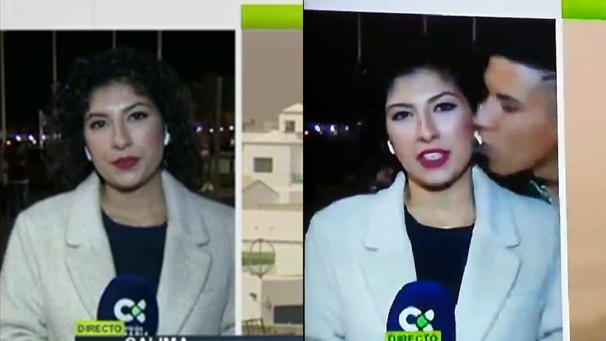 Una reportera de la televisión canaria sufre el acoso de un joven en ...