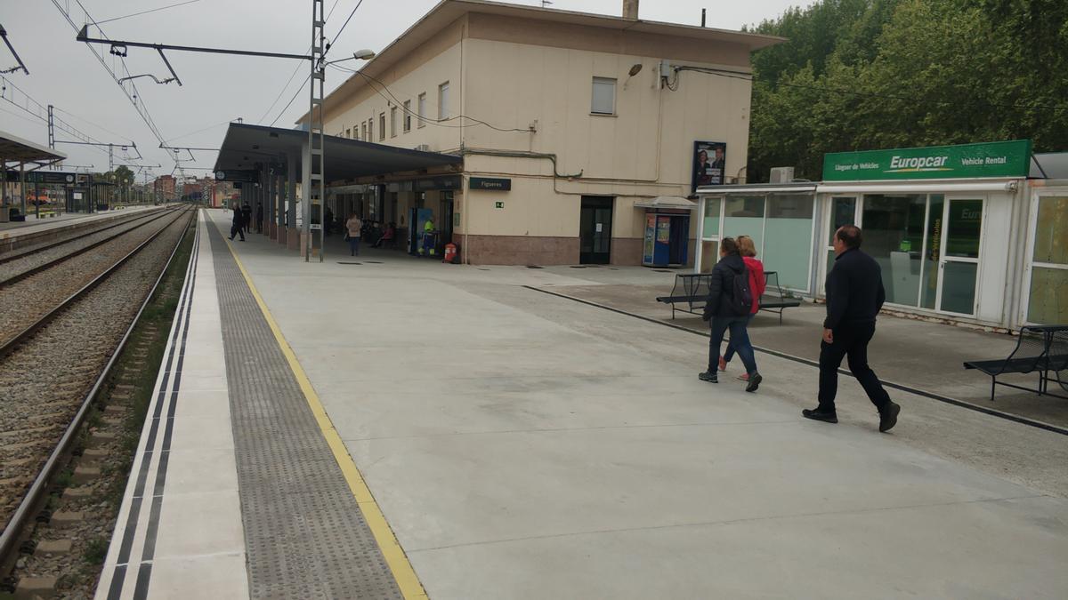 L&#039;estació de tren de Figueres