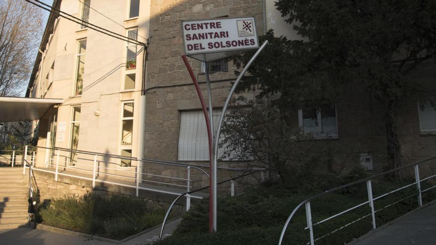 L&#039;entrada al Centre Sanitari del Solsonès