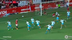 ¡El gol de Málaga que vale un ascenso y destroza a Nàstic en los últimos segundos del partido!