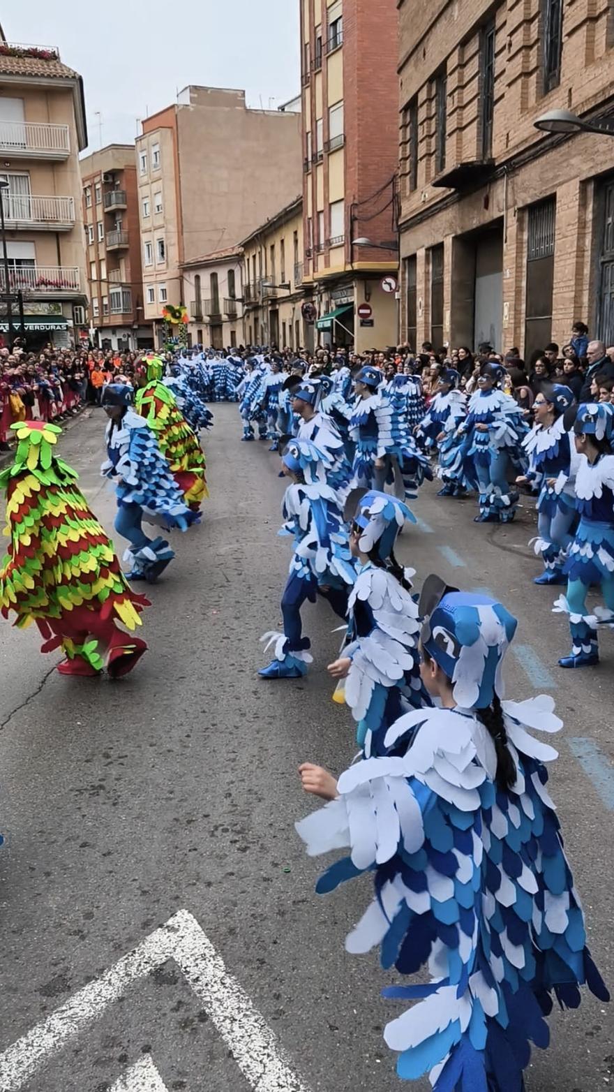 Cabalgata fallera en Sagunt