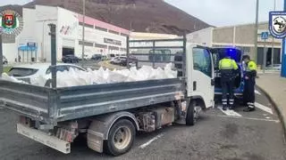 Dos vehículos multados por exceder el peso máximo de carga en Las Palmas de Gran Canaria