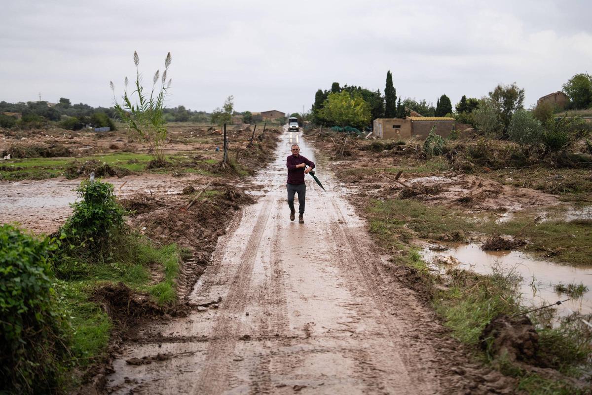 Destrozos provocados por la dana en el Montsià