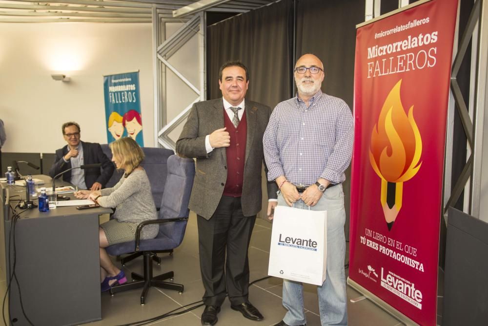 Entrega de premios del concurso de Microrrelatos Falleros de Levante EMV