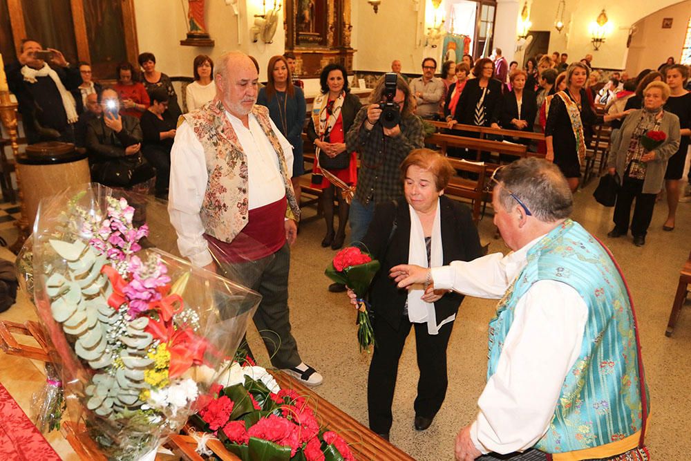 Ofrenda a la virgen y 'cremà' para despedir las fallas.