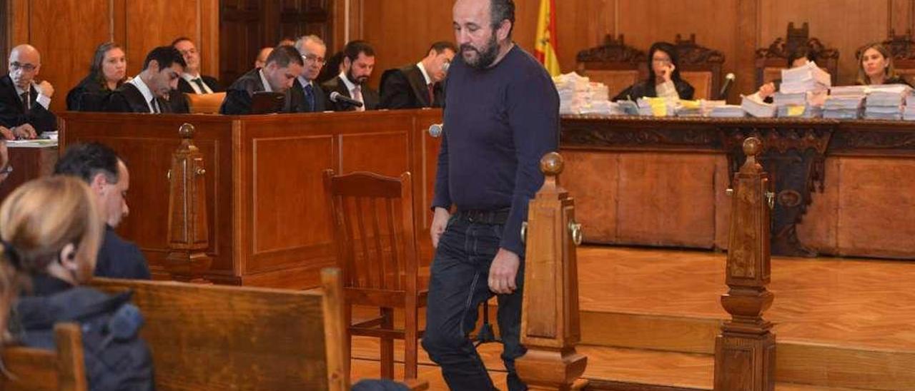 Ramiro Vázquez Roma durante el juicio en la Audiencia de Pontevedra. // FDV