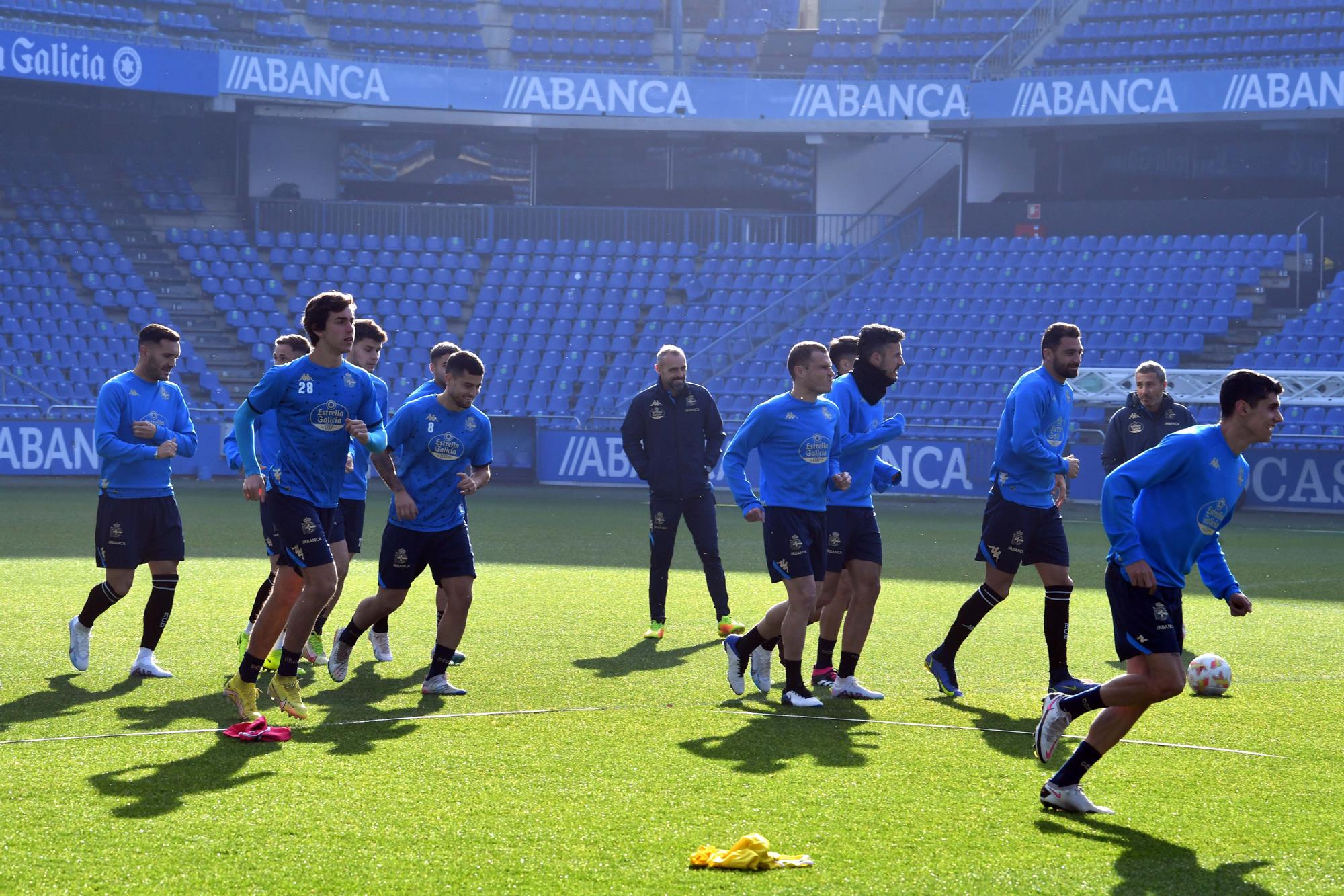 El Dépor trabaja en Riazor para buscar una victoria a domicilio en Talavera