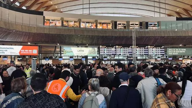 Desalojan la zona de embarque del Aeropuerto Tenerife Norte