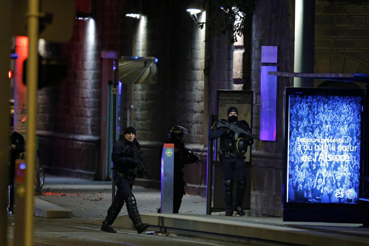 Abatut el terrorista d''Estrasburg. Abatut el terrorista d''Estrasburg.