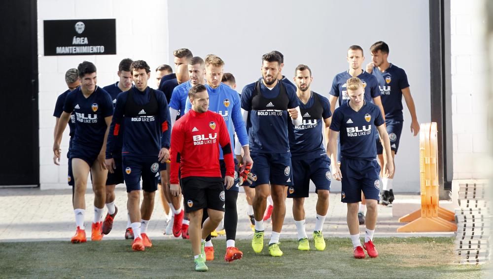 El Valencia CF prepara el partido contra el Legané