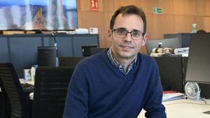 Albert Martín, a la redacció d’EL PERIÓDICO.  | JORDI COTRINA