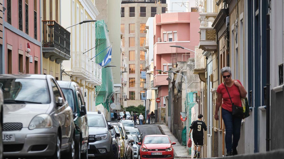 Calle Santiago, en el barrio de El Toscal, en Santa Cruz de Tenerife.