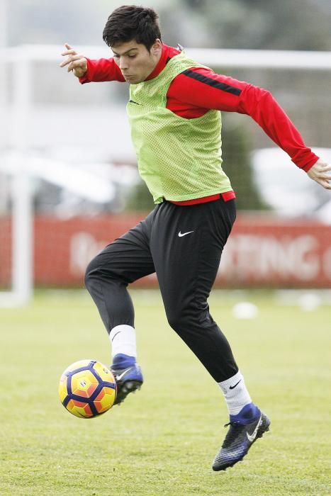 Entrenamiento del Sporting de Gijón