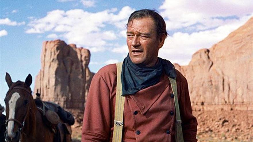 El actor John Wayne.