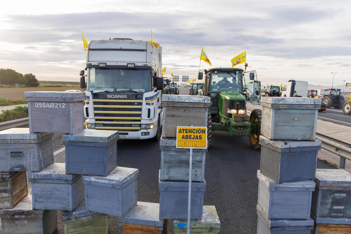 El sector primario cortó la A-30 el pasado 29 de enero.