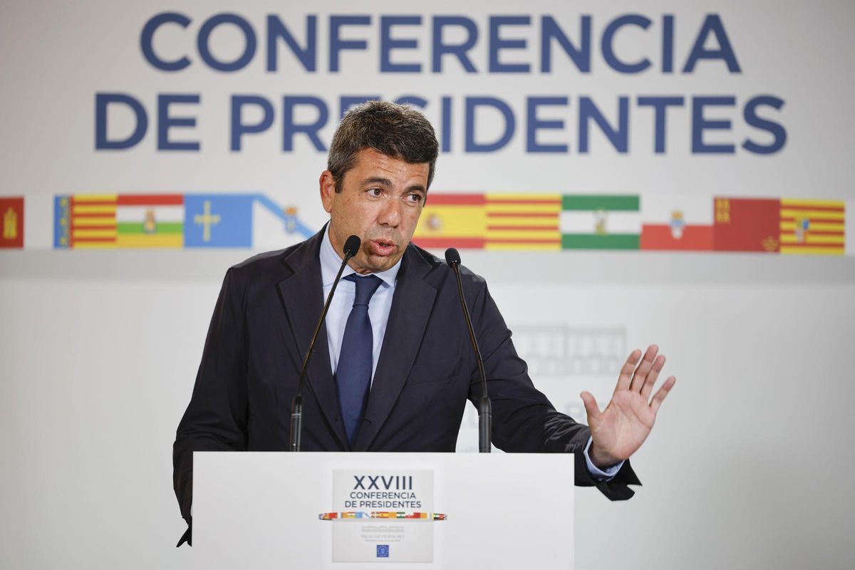 Carlos Mazón en la Conferencia de Presidentes.