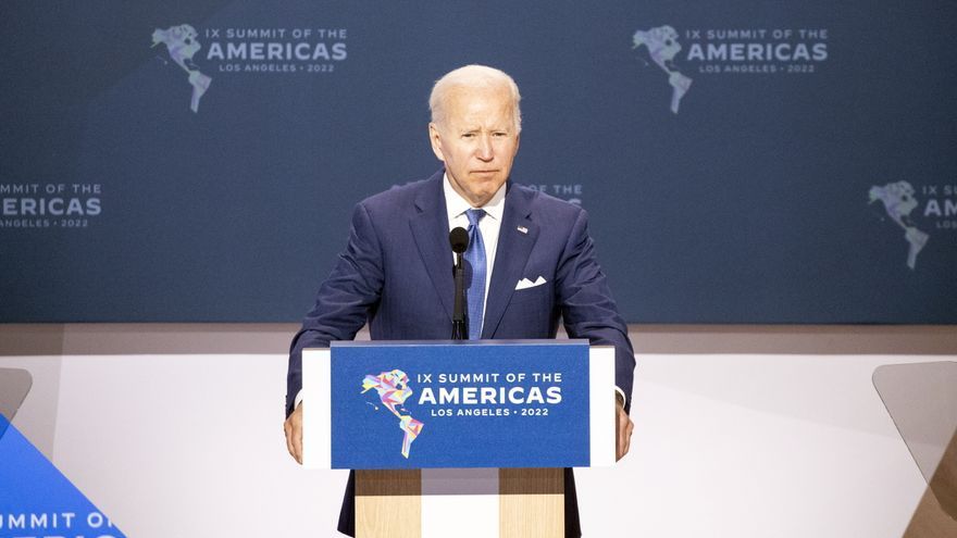 Joe Biden, en la Cumbre de las Américas.