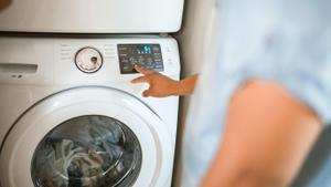 Imagen de archivo una lavadora en el hogar.