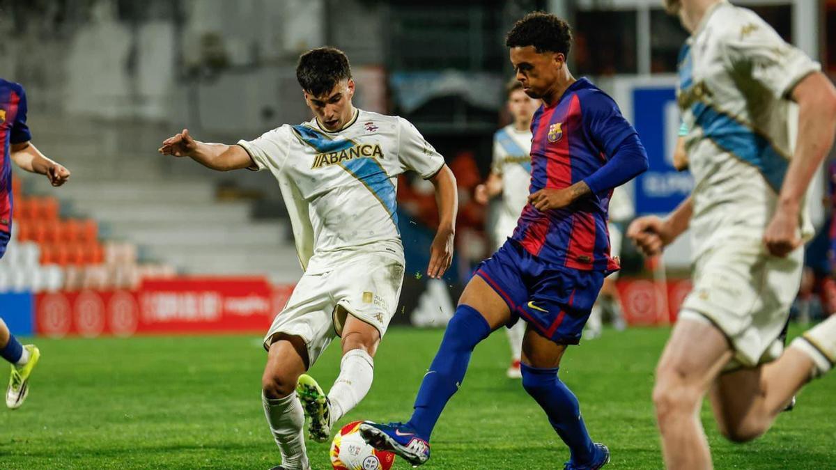 El Barça se lleva la semifinal ante el Dépor Juvenil