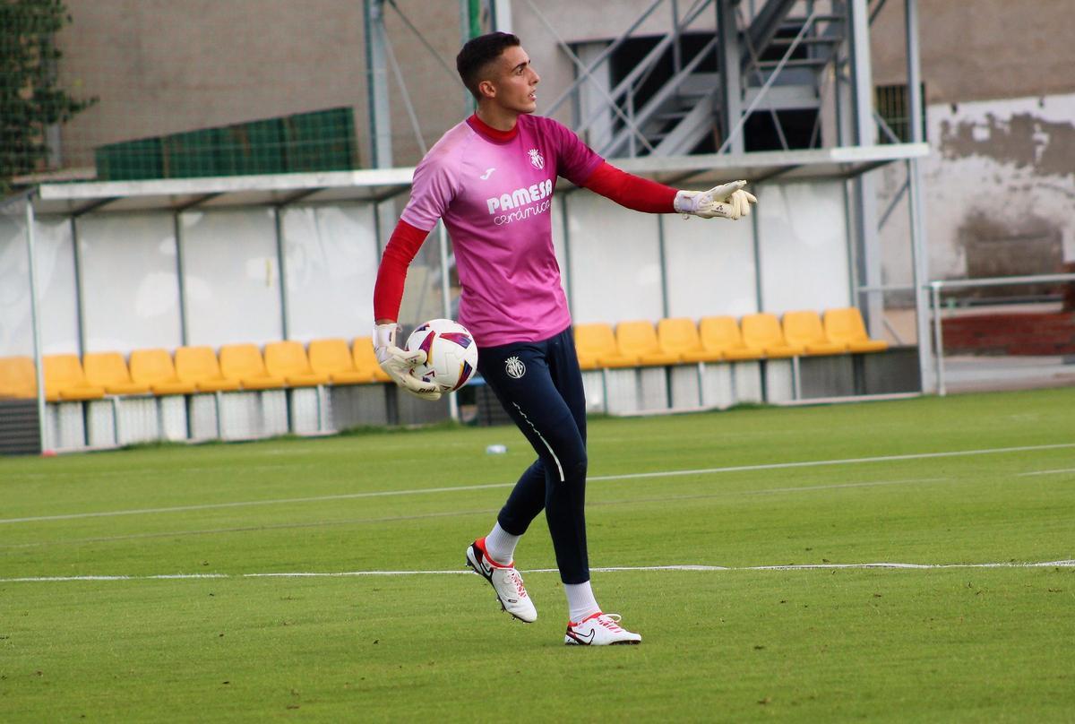 Miguel Morro durante un entrenamiento.