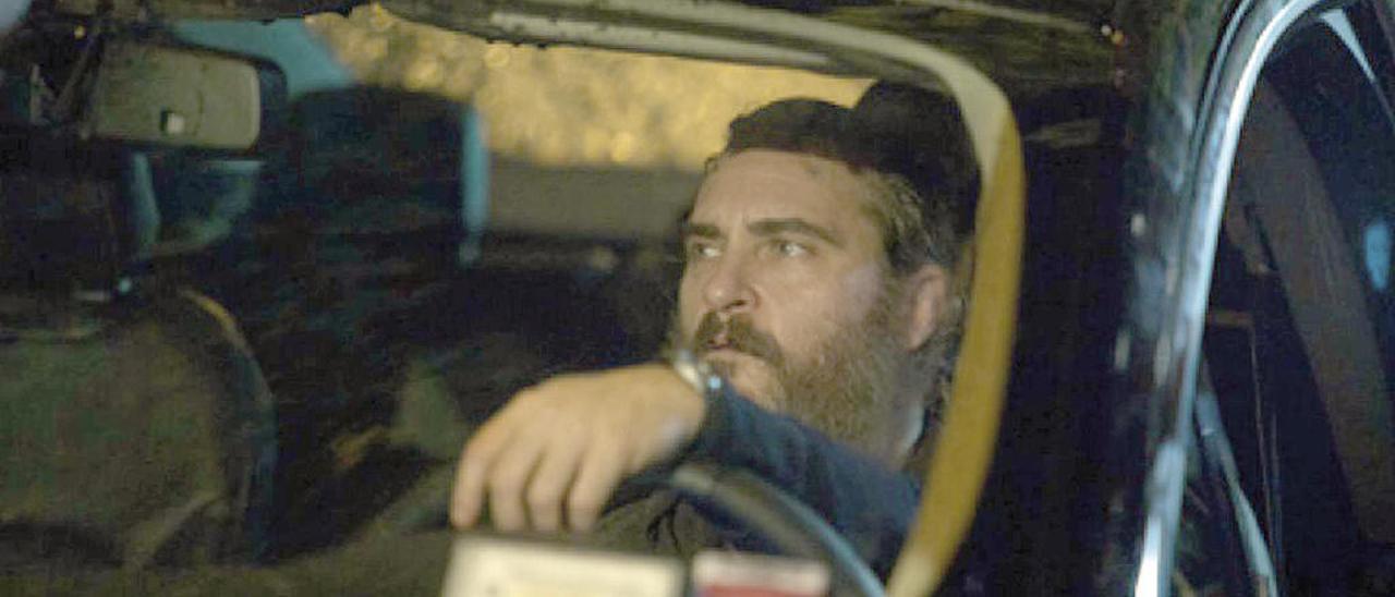 Joaquin Phoenix en una imagen de &quot;En realidad, nunca estuviste aquí&quot;.