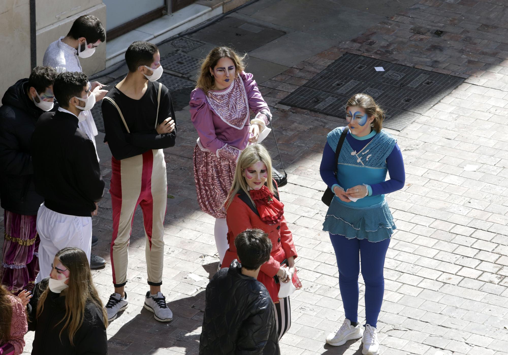 Tercer día del rodaje de 'La chica de nieve', la serie basada en la novela de Javier Castillo, en Málaga