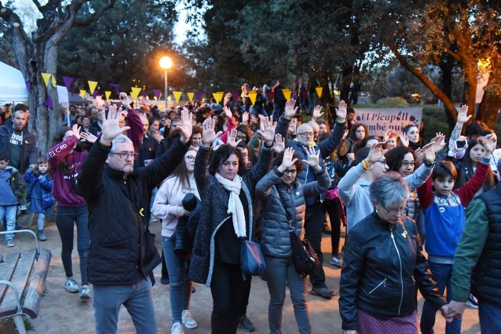 Marxa silenciosa contra l''atac feixista al poble