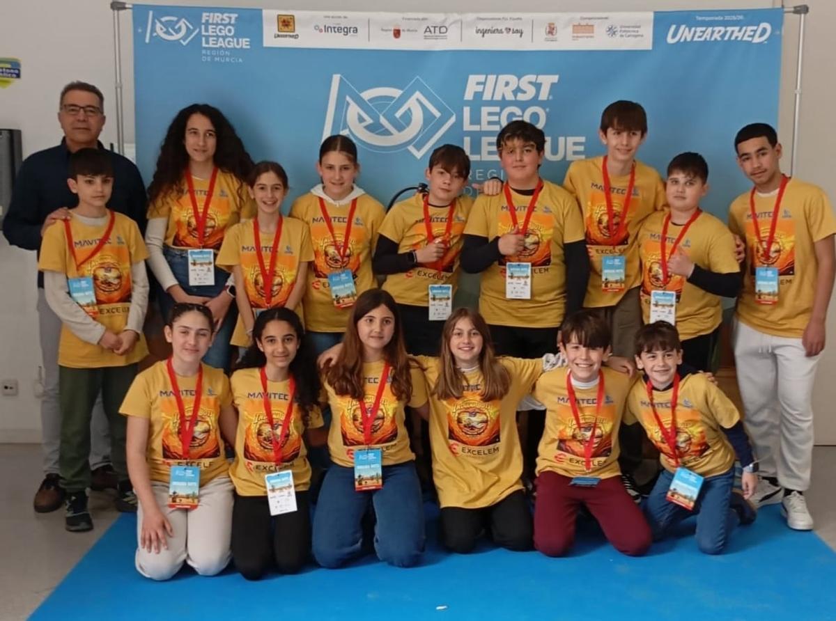 Alumnos del CEIP Pedro Rodríguez de Cieza que han participado en la First Lego League